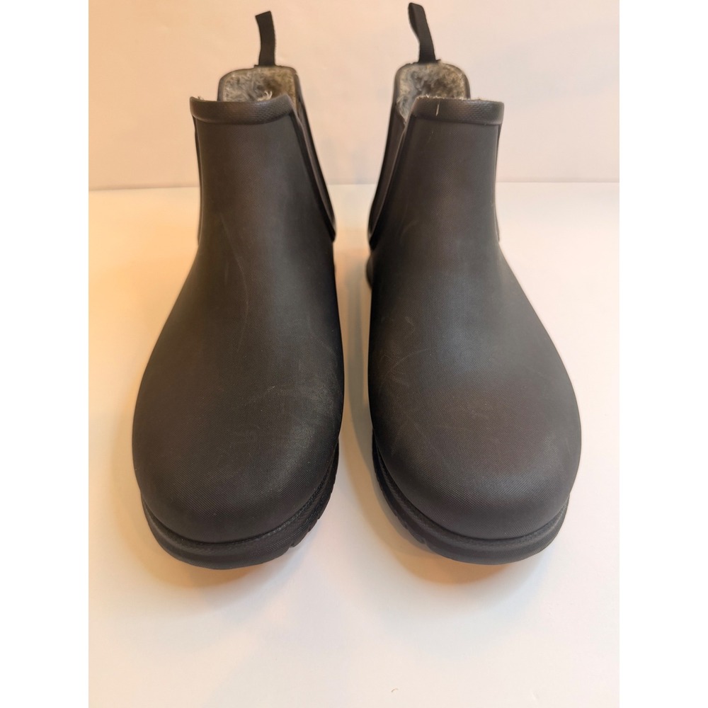 Bogs Sweetpea Winter Waterproof Ankle Boots Black Faux Fur Lined Womens 7